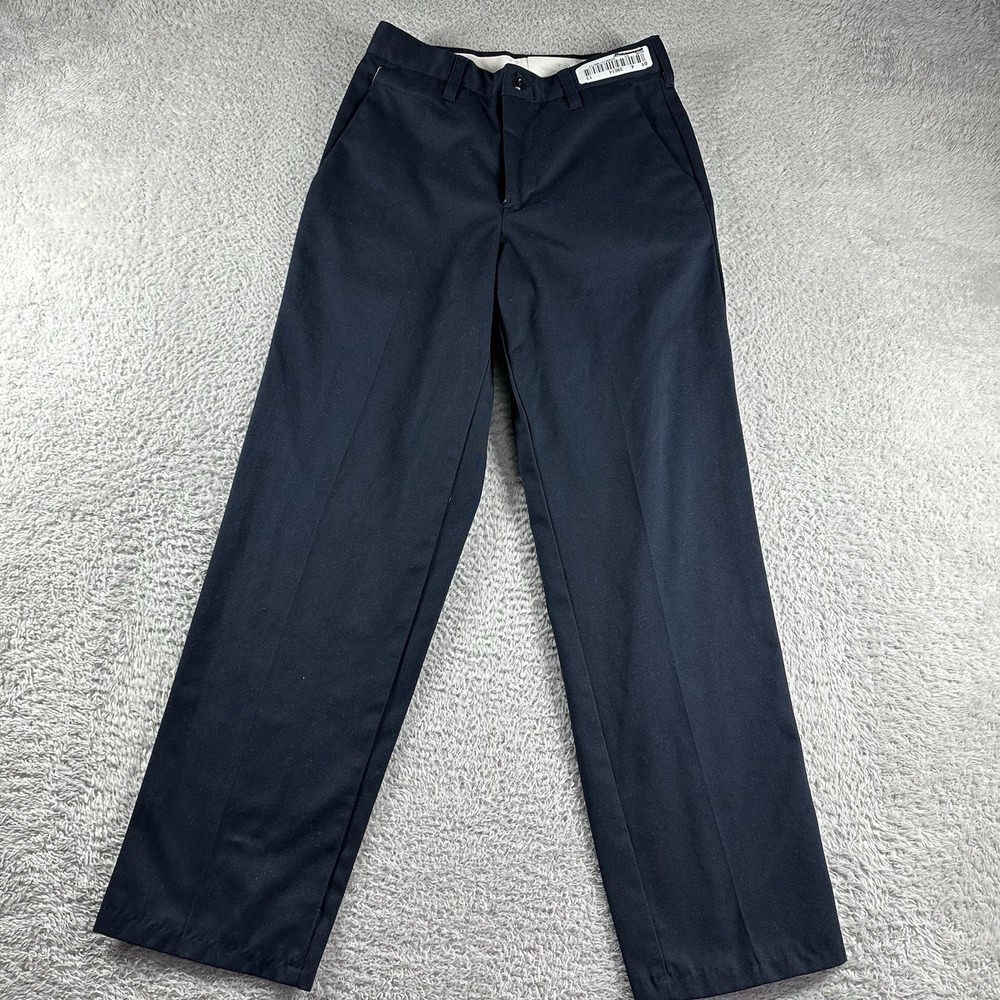 Cintas Comfort Flex Work‎ Pants Mens 26x27 Youth Blue Slacks Utility Mechanic